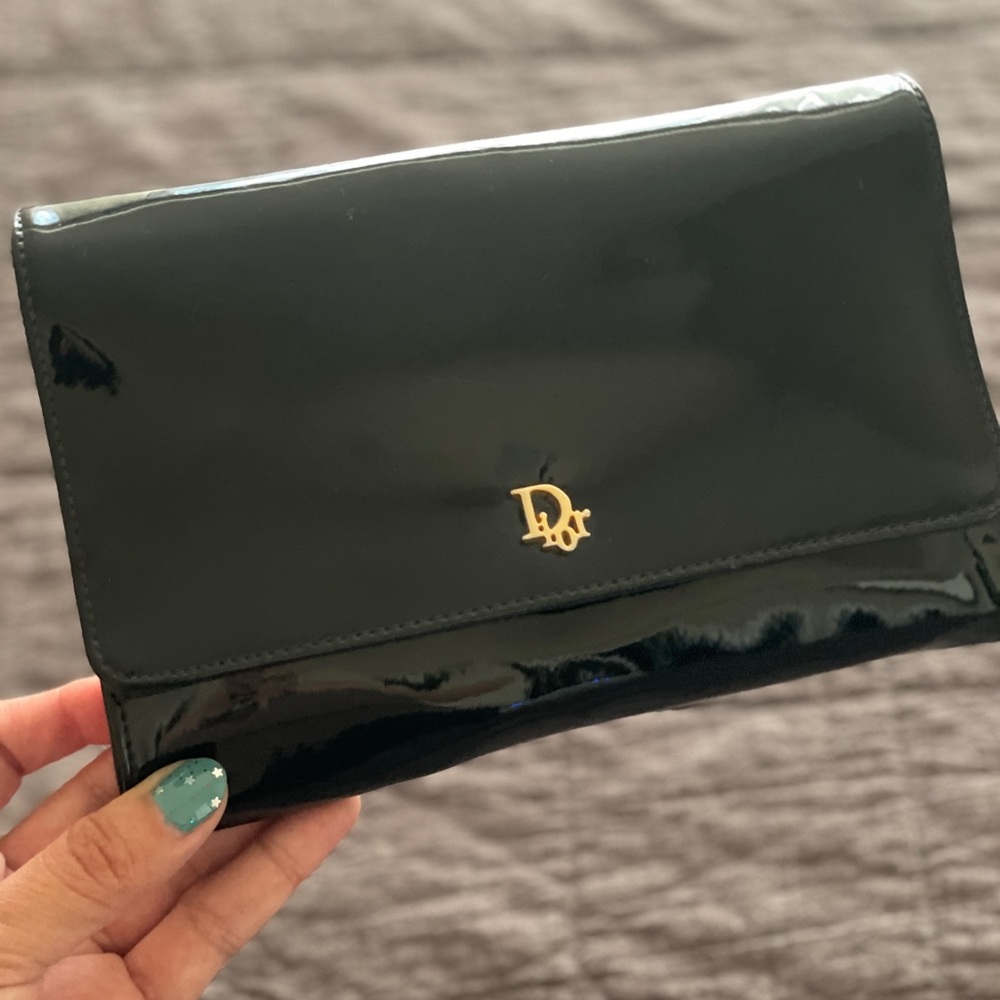 Black vintage clutch - Picture 2 of 8